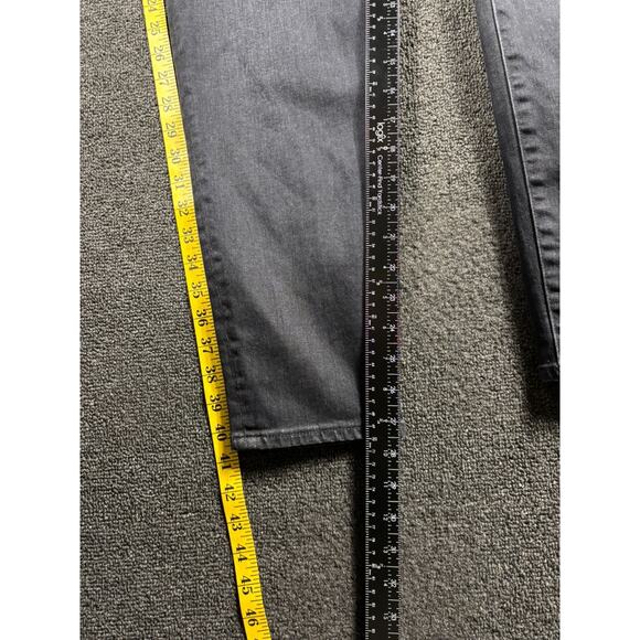 J. Crew Curvy Toothpick Denim Jeans Womens Size 34 Black Medium Wash High Rise - Picture 10 of 10